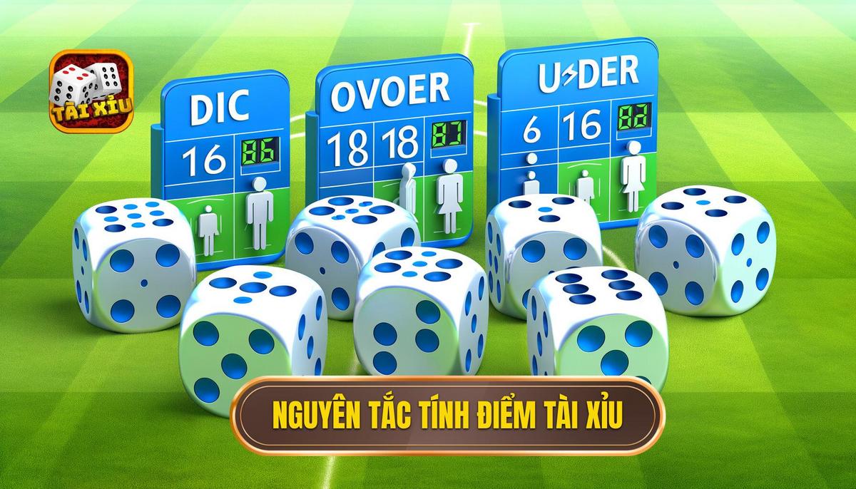 Cách tính điểm tài xỉu chi tiết và dễ hiểu cho người mới 2 Nguyên tắc cơ bản trong cách tính điểm tài xỉu