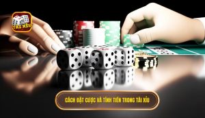 cách đặt cược và tính tiền trong tài xỉu