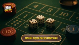 cách đặt cược và tính tiền trong tài xỉu